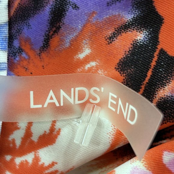 LOT of 2 Lands' End Blouson Tank Swim Top Women 12 Padded Cups Swimwear L - Picture 8 of 14